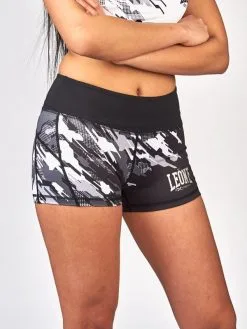 Pantaloncini Donna A Compressione Leone Neo Camo ABX89