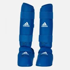 Paratibie E Parapiedi Adidas Rosso E Blu Omologati WKF -Guanti paratibia e parapiedi adidas wkf blu 1