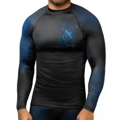 Rashguard Hayabusa Geo Maniche Lunghe -Guanti rashguard hayabusa geo blu manica lunga 2