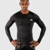 Rashguard Venum G-Fit Nero-oro Maniche Lunghe