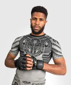 Rashguard Venum Nakahi Maniche Corte -Guanti rashguard venum nakahi maniche corte grigio 1