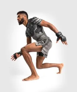 Rashguard Venum Nakahi Maniche Corte -Guanti rashguard venum nakahi maniche corte grigio 4