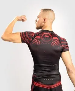 Rashguard Venum Nakahi Maniche Corte -Guanti rashguard venum nakahi maniche corte nero rosso 2
