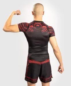 Rashguard Venum Nakahi Maniche Corte -Guanti rashguard venum nakahi maniche corte nero rosso 3
