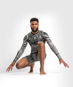 Rashguard Venum Nakahi Maniche Lunghe -Guanti rashguard venum nakahi maniche lunghe grigio 2