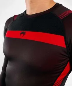 Rashguard Venum No-Gi 3.0 Manica Lunga -Guanti rashguard venum no gi 3 nero rosso 4 1