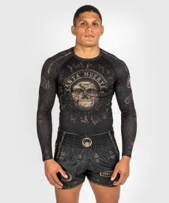 Rashguard Venum Santa Muerte Dark Side Maniche Lunghe
