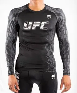 Rashguard Venum UFC Authentic Fight Week Maniche Lunghe