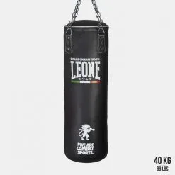 Sacco Boxe Leone Basic AT840 -Guanti sacco da boxe leone at840 nero 40kg