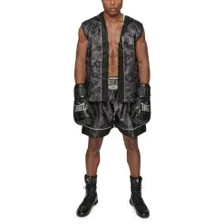 Smanicato Da Ring Leone CamoBlack AB264 -Guanti smanicato da ring leone camoblack ab264 completo