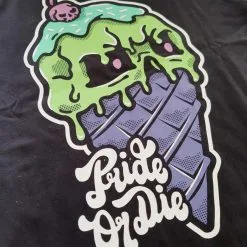T-shirt Pride Or Die Ice Cream -Guanti t shirt pride or die ice cream 4