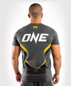 T-shirt Venum ONE FC Impact 21 T-shirt Venum ONE FC Impact -Guanti t shirt venum one fc impact grigio giallo 3 1