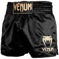 Pantaloncini Kick-thai Venum Muay Thai Classic -Guanti venum muay thai shorts classic nero oro 2